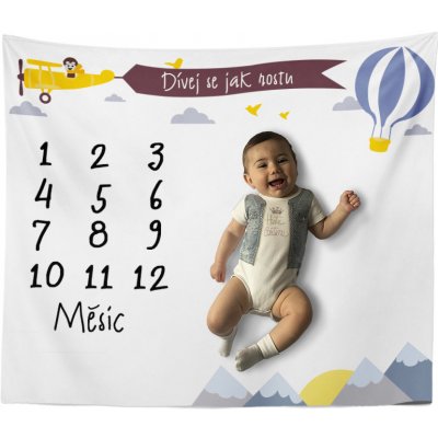 Sablio Milníková deka V oblacích 100x100 – Sleviste.cz