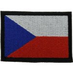 Textilní nášivka Vlajka ČR 60x40 mm - barevná, A.C.M. – Hledejceny.cz