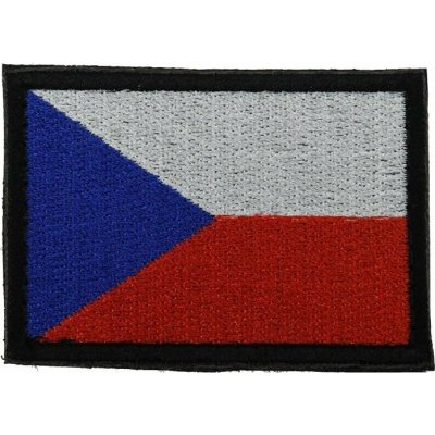 Textilní nášivka Vlajka ČR 60x40 mm - barevná, A.C.M. – Hledejceny.cz
