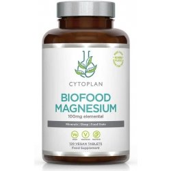 Cytoplan Biofood Magnesium 100 mg, 120 vegan tablet