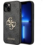 Pouzdro Guess PU 4G Metal Logo iPhone 15 Pro šedé – Zboží Mobilmania
