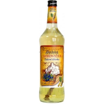Spišská Borovička Dubové dřevo 40% 0,7 l (holá láhev) – Zboží Dáma