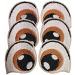 Vyšívané oči 4cm na Koníka - Slza Hnědé – Zbozi.Blesk.cz