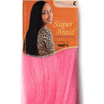 Super Braid 100% Jumbo Braid Kanekalon PINK – Zboží Dáma