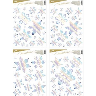 MFP 8886510 Okenní fólie vánoce hologram VA030 30x42cm – Hledejceny.cz