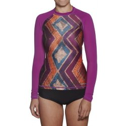 Dakine MAIRA LS RASHGUARD RASHGUARD KELIANA lycrové triko - XS fialová