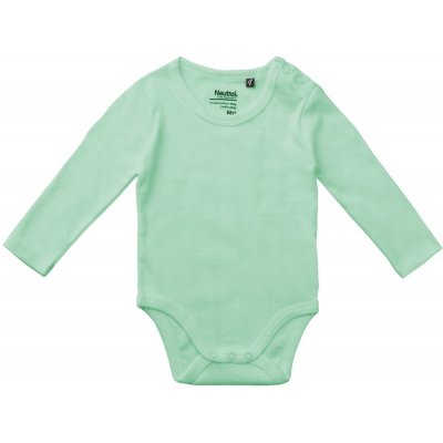 Neutral Dětské body s dlouhým rukávem Dusty mint – Zboží Mobilmania