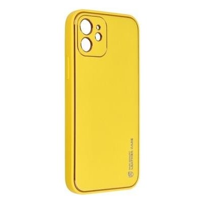Pouzdro BACK Leather Apple iPhone 13 Mini Yellow