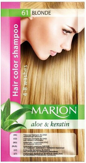 Marion Hair Color Shampoo 61 Blonde barevný tónovací šampon blond 40 ml