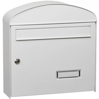 poštovní schránka na dopisy, noviny, lakovaná bílá - Biedrax SD6322 – Zboží Mobilmania