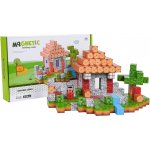 RKToys Magnetická stavebnice 3D Domek s zahradou 312 kostek – Hledejceny.cz