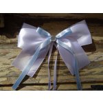 Atlasová mašle na auto bílá - světle modrá 550 – Hledejceny.cz