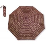 Deštník s notami skládací bordó – Zboží Dáma