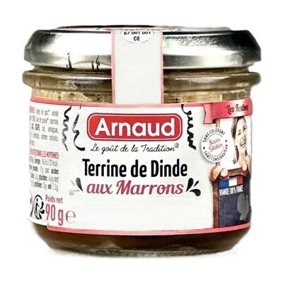 Arnaud PREMIUM Krůtí terina s kaštany 90 g – Sleviste.cz