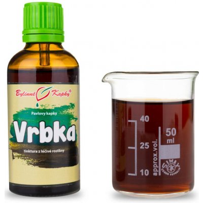 Bylinné kapky Vrbka bylinné kapky tinktura 50 ml – Hledejceny.cz