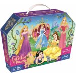 Trefl glitter v kufříku Princezny Disney 70 dílků – Sleviste.cz