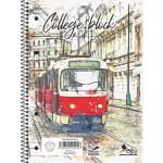 Notes Kroužkový blok A5 linkovaný 50 listů – Hledejceny.cz
