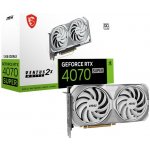 MSI GeForce RTX 4070 SUPER 12G VENTUS 2X WHITE OC – Zboží Mobilmania