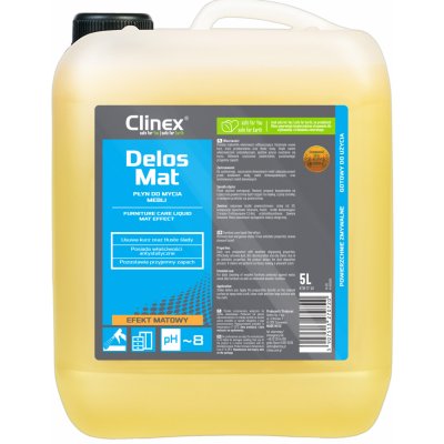 Clinex Delos Mat 77-141 čistící prostředek určený pro péči o dřevěný nábytek 5 l – Hledejceny.cz