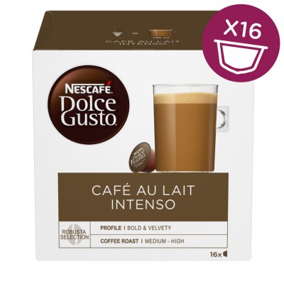 Nescafé Dolce Gusto Café Au Lait Intenso kávové kapsle 16 ks