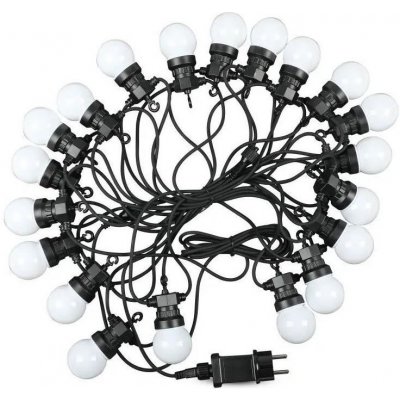 V-Tac LED Venkovní řetěz STRING 10m 20xLED 0,5W 230V IP44 6000K VT0807 – Zbozi.Blesk.cz