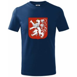 Znak První Republika československá 1918–1920 tričko dětské bavlněné Půlnoční modrá