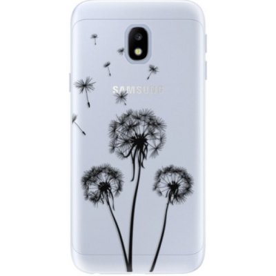iSaprio Three Dandelions Samsung Galaxy J3 (2017) černé – Zboží Mobilmania