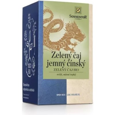 Sonnentor Zelený čaj jemný čínský BIO porcovaný 21,6 g – Zbozi.Blesk.cz