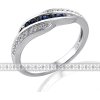 Prsteny Klenoty Budín diamantový prsten posetý diamanty a modrými safíry 3860481