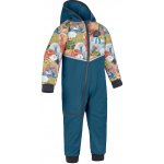 Unuo Batolecí softshellová kombinéza s fleecem Mini Kobaltová Veselé kopečky – Hledejceny.cz