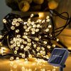 Vánoční osvětlení X-SITE LED světelný solární řetěz ZD-007 10m bílý