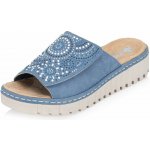 Rieker dámské nazouváky V1395-14 modrá – Zboží Dáma