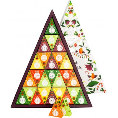 English Tea Shop BIO Trojúhelník Vánoční čaj 25 pyramidek – Zboží Mobilmania