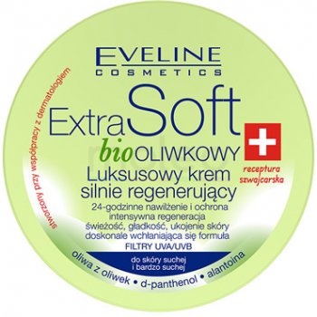 Eveline Cosmetics Extra Soft intenzivní regenerační krém pro suchou až velmi suchou pokožku Olive 200 ml