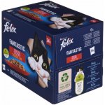 Felix Fantastic kuře, hovězí, králík, jehněčí jelly 24 x 85 g – Zbozi.Blesk.cz