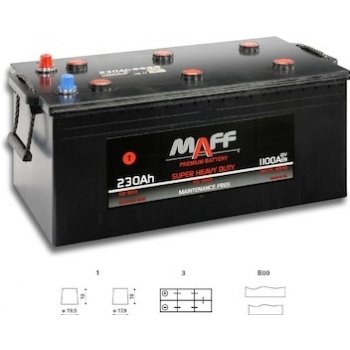 Maff 12V 230Ah 1100A 73011