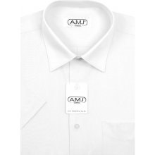 AMJ košile s krátkým rukávem JK018 bílá