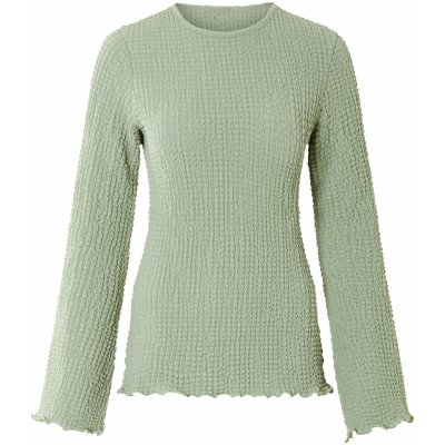 esmara Dámské triko s dlouhými rukávy zelená – Zboží Dáma