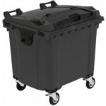 Naodpad kontejner ploché víko 1100 l černý – Hledejceny.cz