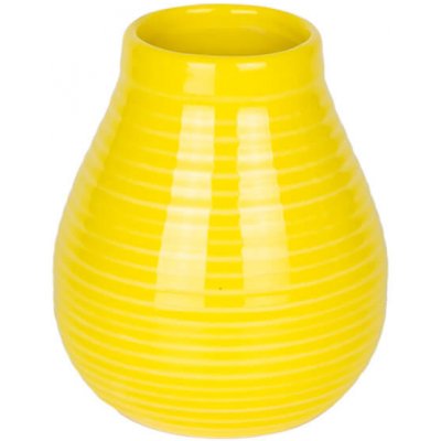 Kalabasa keramická žlutá vroubek KA-105 330 ml