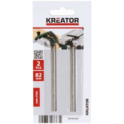 Kreator 2 ks náhradních nožů pro hoblíky 82mm KRT991000 – Sleviste.cz