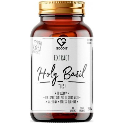 Goodie Holy Basil Tulsi prémiový extrakt Thulcin kapsle 60 ks – Hledejceny.cz