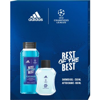 Adidas UEFA Champions League Best of The Best voda po holení 100 ml + sprchový gel 250 ml