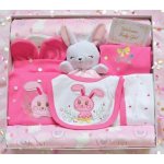Brumlík dárkový set pro miminko Králíček tm. růžová – Hledejceny.cz