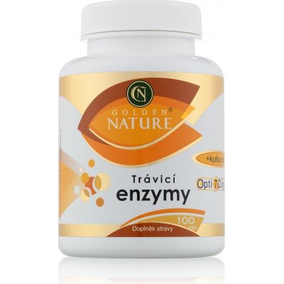 Golden Nature Trávicí enzymy Opti7Digest+Kurkuma 100 kapsúl