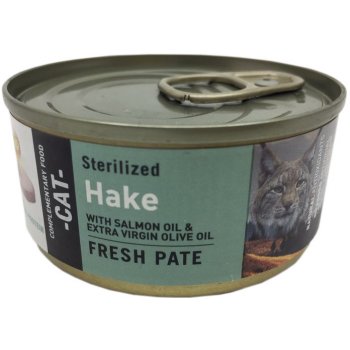 Bravery cat STERILISED HAKE salmon oil virgin olive 5 x 70 g