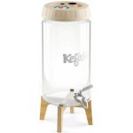 Kefirko Kombucha fermenter se stojánkem a výčepem 4 l béžový – Zbozi.Blesk.cz