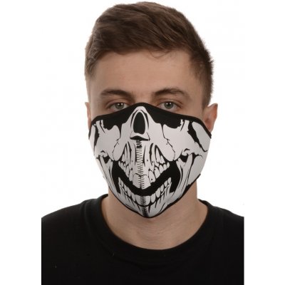 maska neoprenová Skull EMERZE černá /bílá – Zboží Dáma