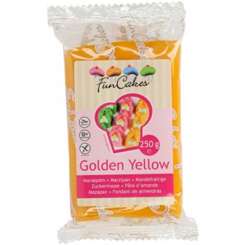 FunCakes Marcipán Golden Yellow 250 g