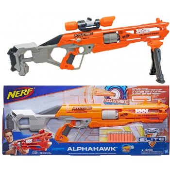 NERF N-Strike Elite Accustrike Alphahawk Sniper Edition B7784 + zaměřovač + dvojnožka